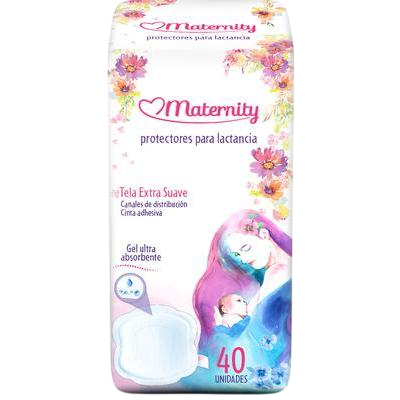 Maternity Protectores Lactancia Extra Suave X 40 Unidades